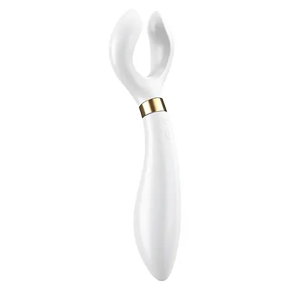 Vibrator Pentru Cuplu Multifun 3 Alb