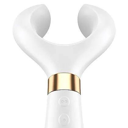 Vibrator Pentru Cuplu Multifun 3 Alb