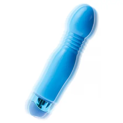 Vibrator Powder Puff Massager Albastru