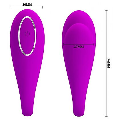 Vibrator Pentru Cupluri Cu Telecomandă Mov