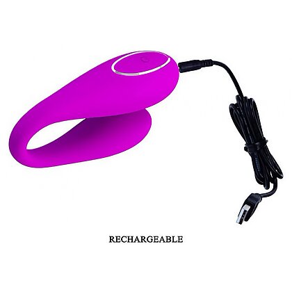 Vibrator Pentru Cupluri Cu Telecomandă Mov