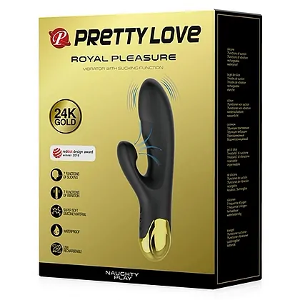 Vibrator Pretty Love Royal Pleasure Naughty Play Negru