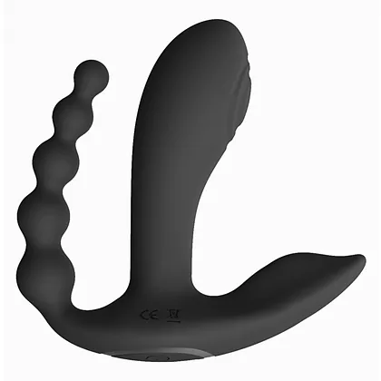 Vibrator Pulse Wave And Vibrating Dublă Acțiune Negru