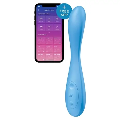 Vibrator Punct G Flex 4 Albastru