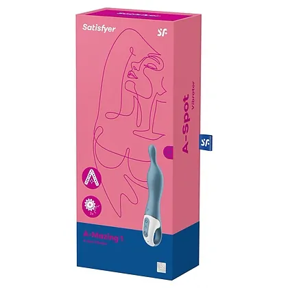 Vibrator Punctul A Satisfyer A-mazing 1 Albastru