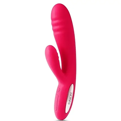 Vibrator Rabbit Cu Incalzire Svakom Adonis Rosu