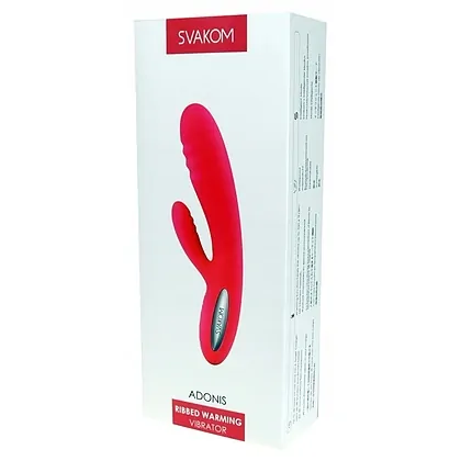 Vibrator Rabbit Cu Incalzire Svakom Adonis Rosu