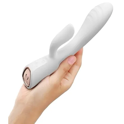 Vibrator Rabbit Dorcel Flexi Heating Alb