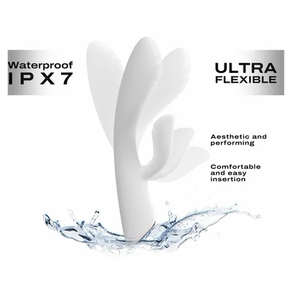 Vibrator Rabbit Dorcel Flexi Heating Alb