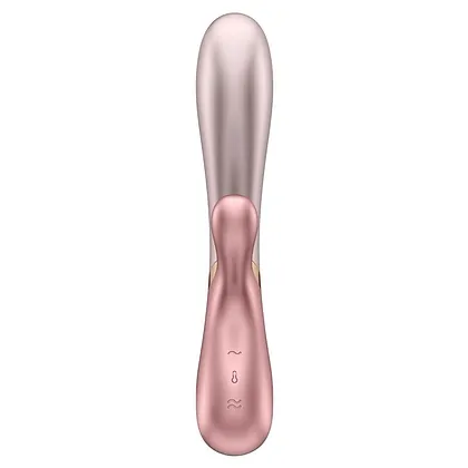 Vibrator Rabbit Hot Lover Heat Silicon 19.9cm Roz