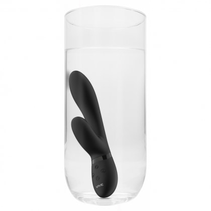 Vibrator Rabbit Kyra Pulse cu Două Motoare 21,3 cm Negru