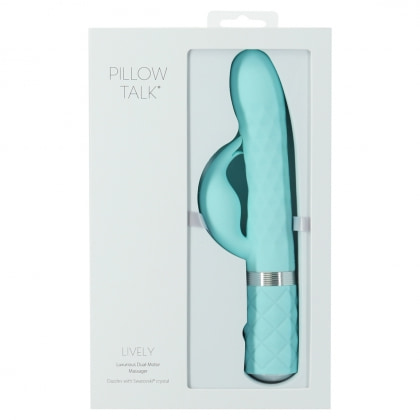 Vibrator Rabbit Pillow Talk Lively Turcoaz