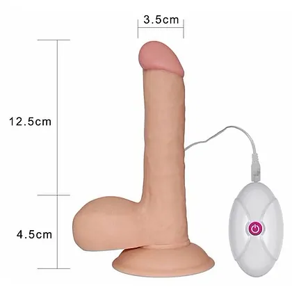 Vibrator Realistic cu Telecomanda The Ultra Soft Dude