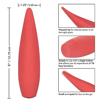 Vibrator Red Hot Ember Rosu