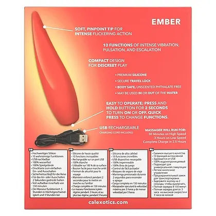 Vibrator Red Hot Ember Rosu