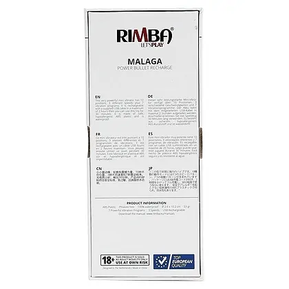 Vibrator Rimba Malaga Negru