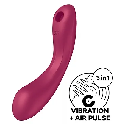 Vibrator Satisfyer Curvy Trinity 1 Rosu