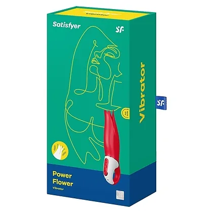 Vibrator Satisfyer Power Flower Roșu