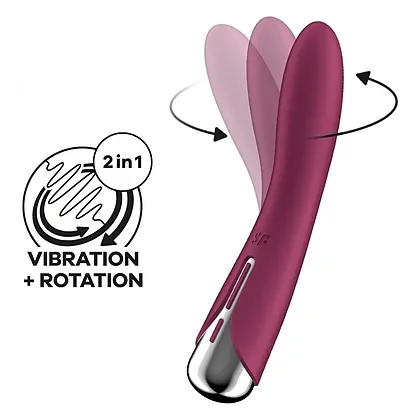 Vibrator Satisfyer Spinning Vibe 1 Roșu