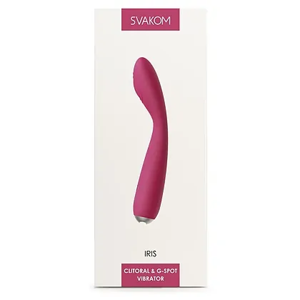 Vibrator Svakom Iris Clitoris Și Punct G Roșu