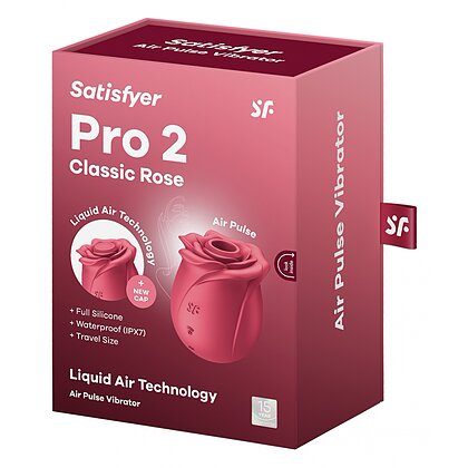 Vibrator Trandafir Satisfyer Pro 2 Classic Rose Roșu