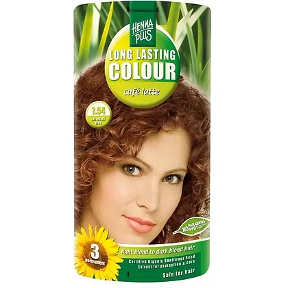 Vopsea Păr Long Lasting Colour 7.54 Auburn Hennaplus