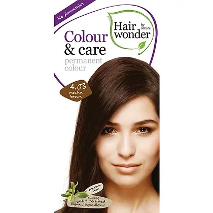 Vopsea Păr Naturală Colour And Care 4.03 Mocha Brown Hairwonder