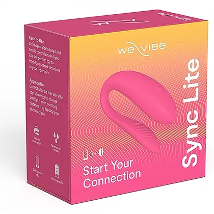 WeVibe Sync Lite Roz, 10 Moduri, Reîncărcabil Discret