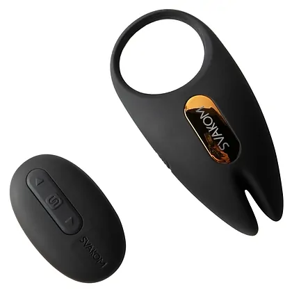 Winni 2 Svakom Inel Vibrant Reîncărcabil cu Aplicație Negru