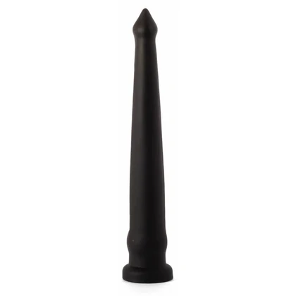 X Men Plug Anal PVC Negru cu Ventuză, 59 cm, Stimulare