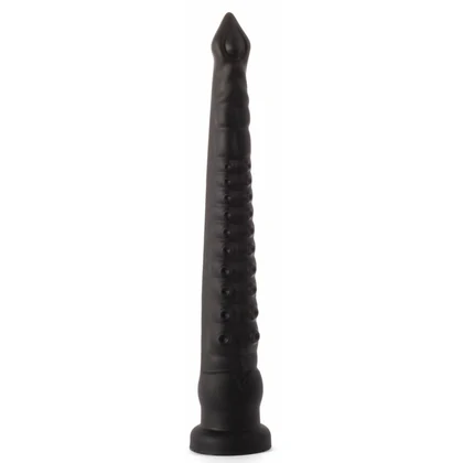 X Men Plug Anal PVC Negru cu Ventuză, 59 cm, Stimulare