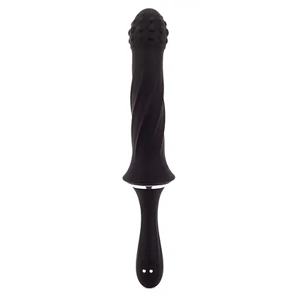 X Men Plug Anal Vibrant Black II 3 Moduri 10 Trepte Negru