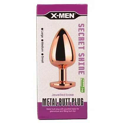 X-Men Secret Shine - Dop Anal Inimă S Auriu