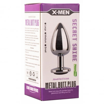 Anal Plug Secret Shine M Argintiu