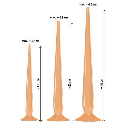You2Toys Set Super Long Plug Anal — 3 Dimensiuni