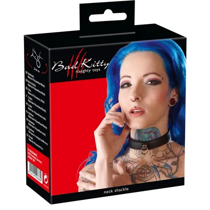 Zgardă Bondage Bad Kitty Negru