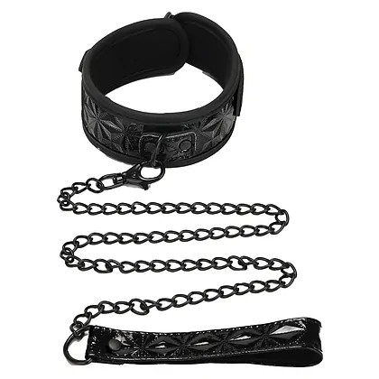 Zgardă și Lesă Whipsmart Diamond Negru