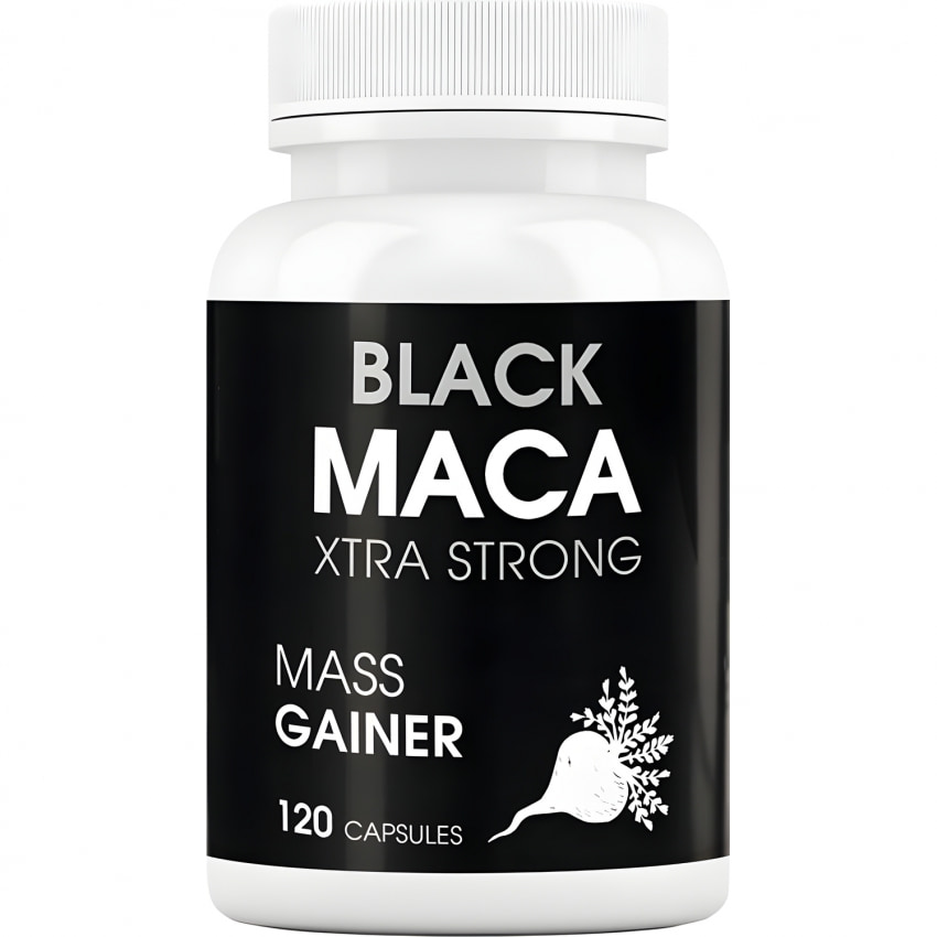 Black Maca Xtra Strong Capsule Pentru Masă Musculară 120buc