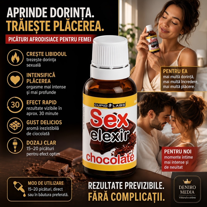 Afrodisiac Voinic Pentru Prietene Sex Elixir Chocolate 20ml