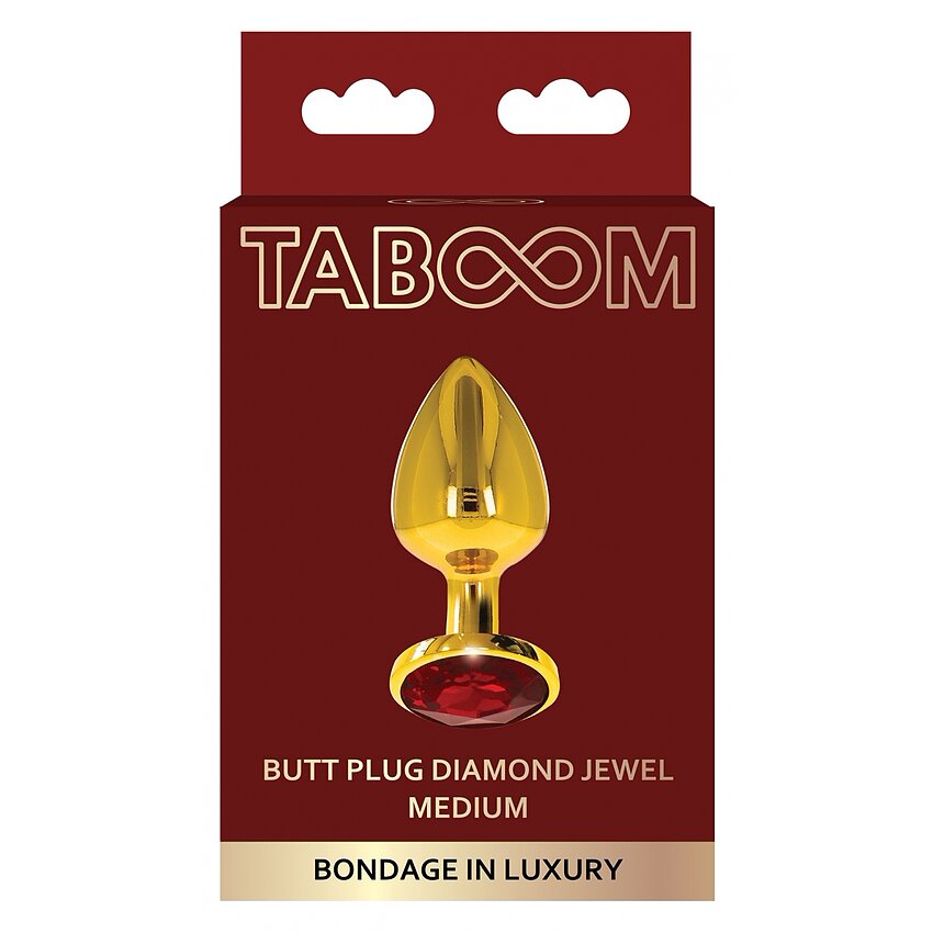 Anal Plug Diamond Jewel Medium Auriu