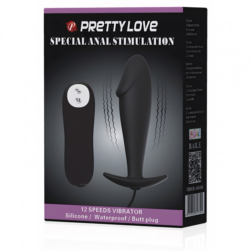 Anal Plug Pretty Love Stimulation Negru