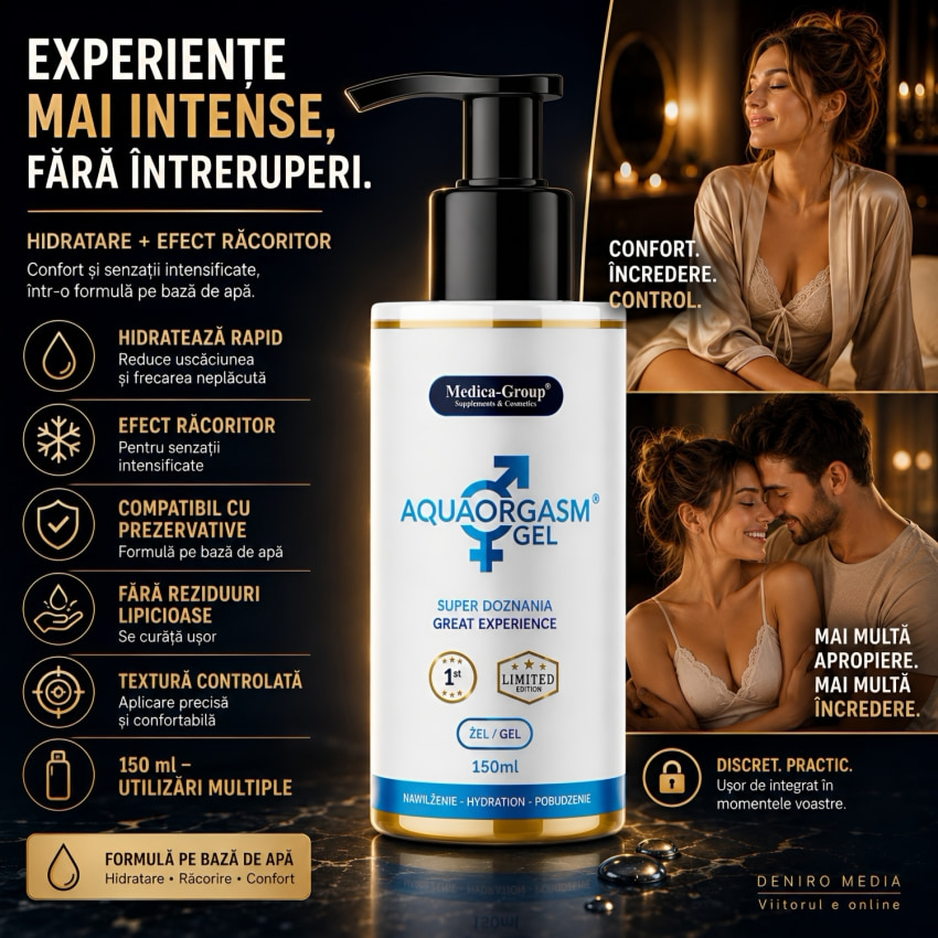 Aqua Orgasm Gel 150 ml – Alunecare Intensă și Confort