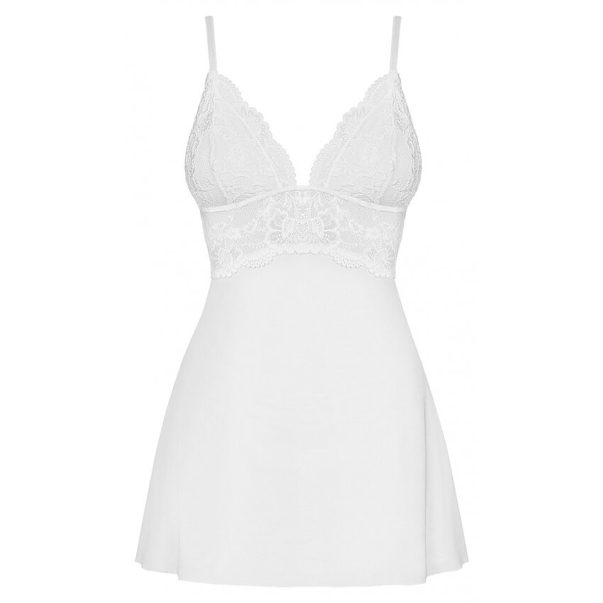 Babydoll Alb Obsessive 810-BAB S-M