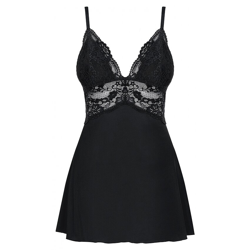 Babydoll Obsessive 810-BAB-1 Negru S-M