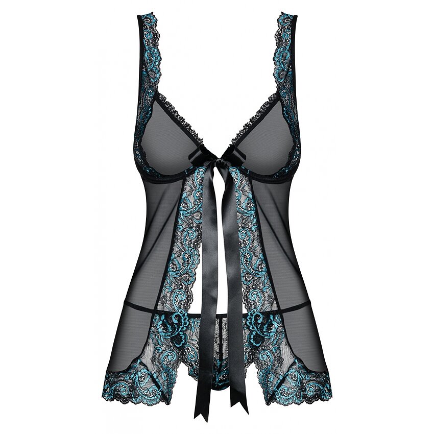 Babydoll Obsessive Chemise Negru S-M