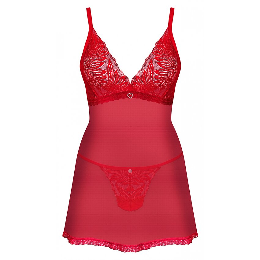 Babydoll Obsessive Chilisa Roșu XS-S