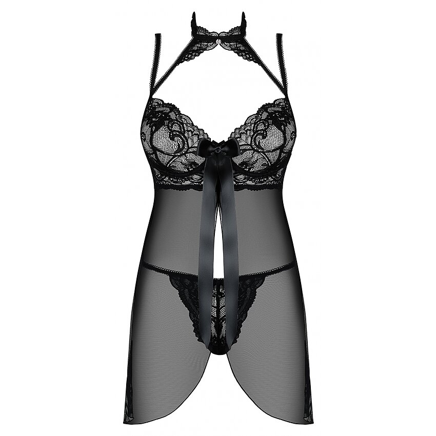 Babydoll Obsessive Elizenes Negru L-XL