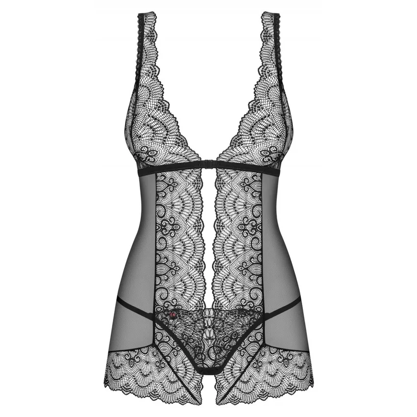 Babydoll Obsessive Firella Negru S-M