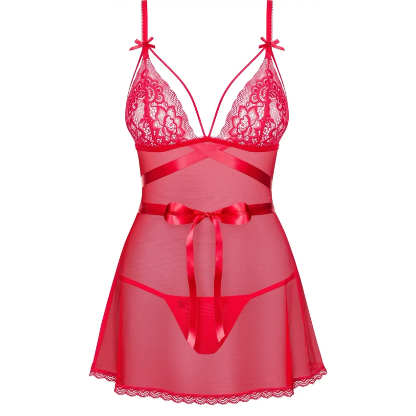 Babydoll Obsessive Lovlea Roșu L-XL