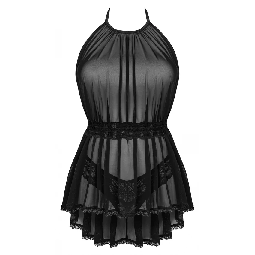 Babydoll Obsessive Serafia Negru M-L